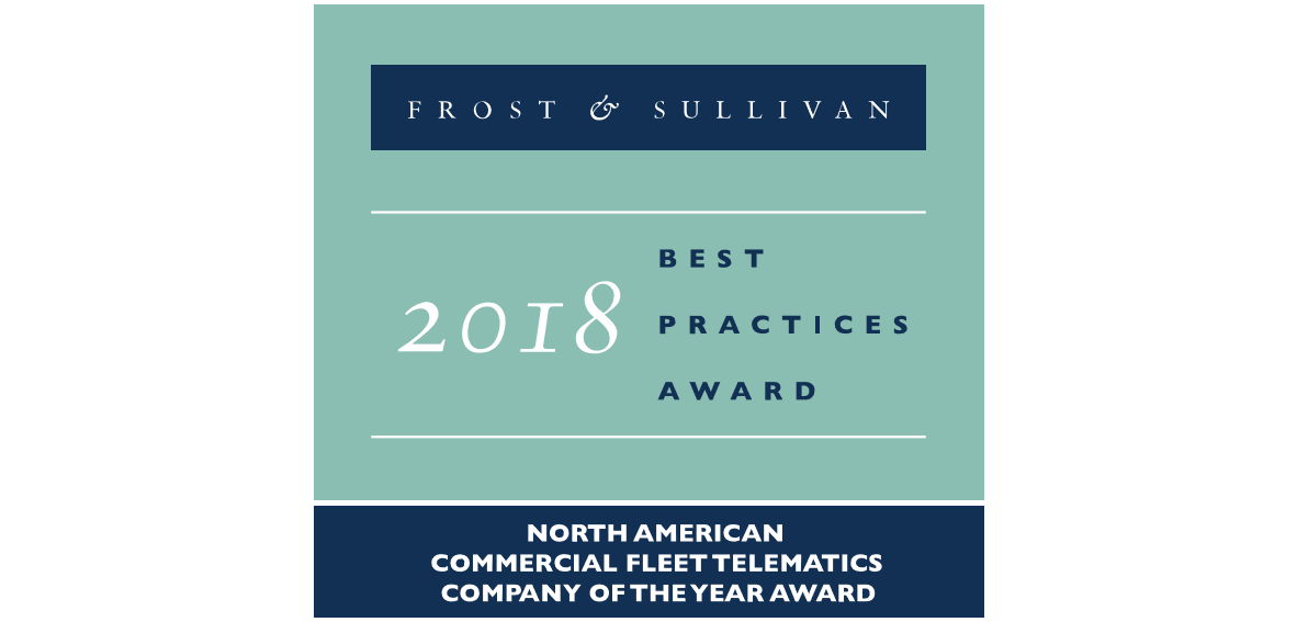 geotab award frost and sullivan 2018 colour